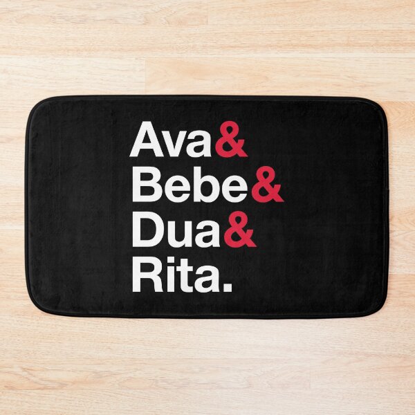 Item preview, Albanian Music Queens, Ava, Bebe, Dua, Rita, Helvetica List Style designed and sold by opalime.