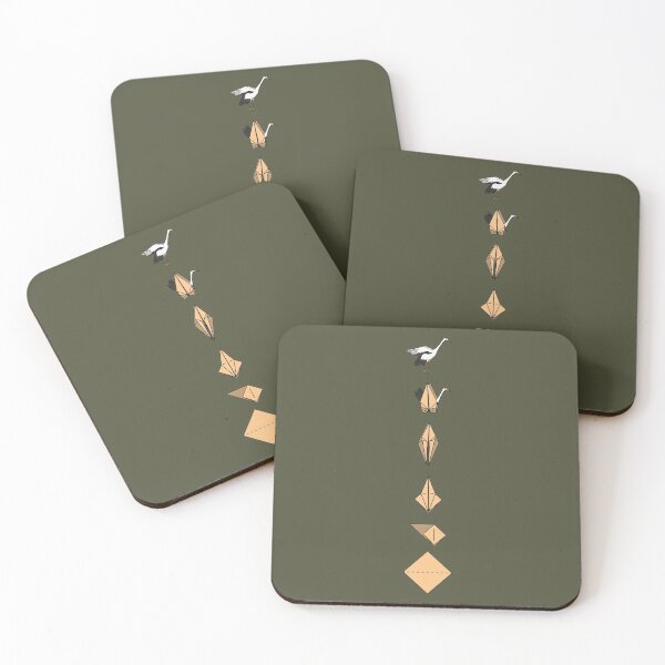 Item preview, Origami Paper Crane Funny Evolution Art designed and sold by MrEddie10.