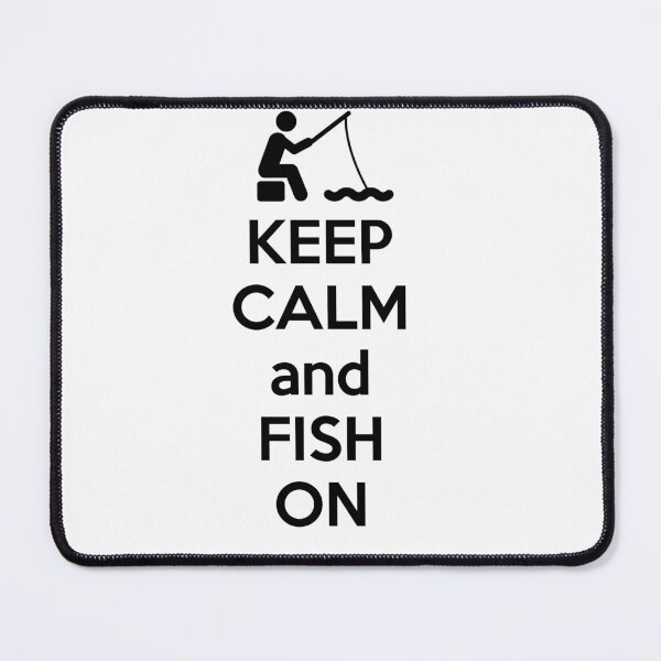 Item preview, Keep calm and fish on designed and sold by Zion-Weiss.
