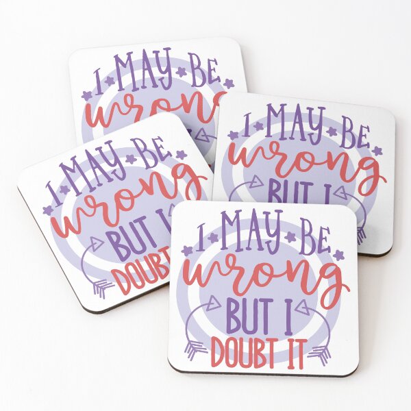 Item preview, I May Be Wrong designed and sold by CraftyBee.