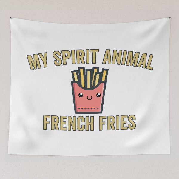 Item preview, Funny Kawaii My Spirit Animal French Fries designed and sold by wingstar.
