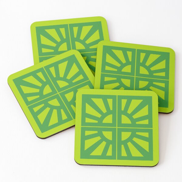Item preview, Breeze Block Eleven Green B designed and sold by Owen1976.
