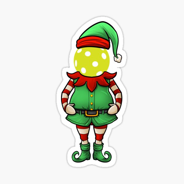 Item preview, Funny Pickleball Christmas Elf  designed and sold by whyitsme.