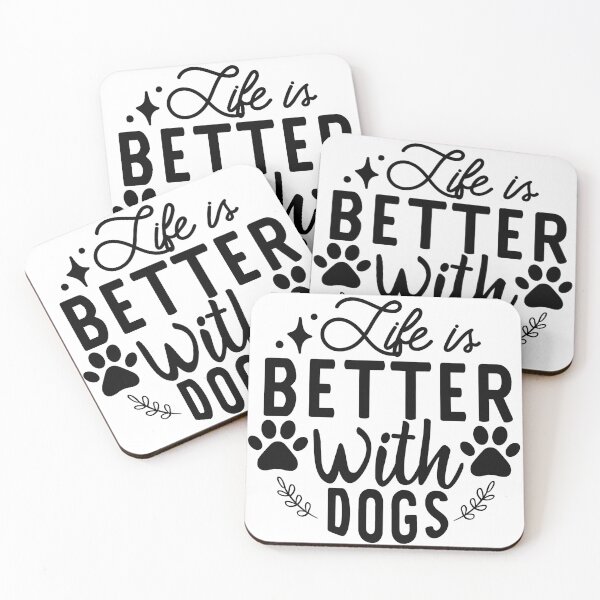Item preview, Life is Better with Dogs designed and sold by CraftyBee.
