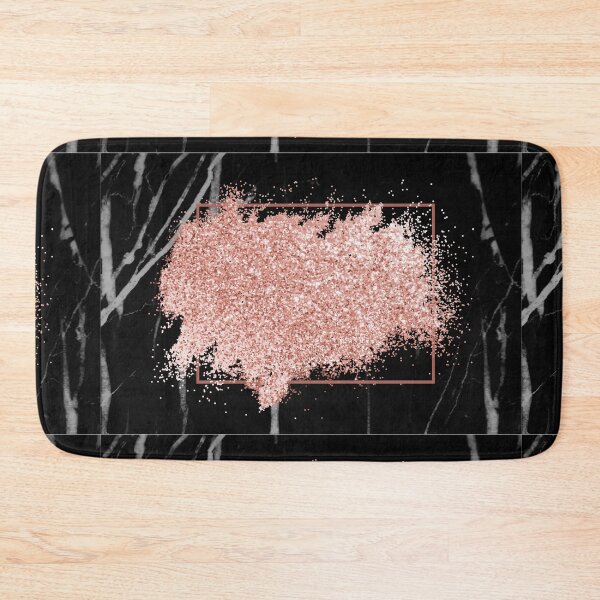Item preview, Black Marble & Blush Pink Geometric Art designed and sold by newburyboutique.
