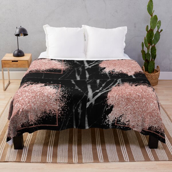 Item preview, Black Marble & Blush Pink Geometric Art designed and sold by newburyboutique.