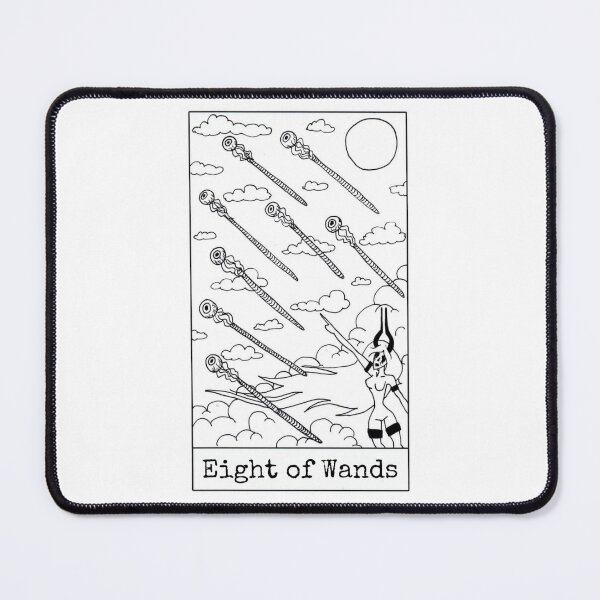 Item preview, Eight of Wands designed and sold by nannonthehermit.