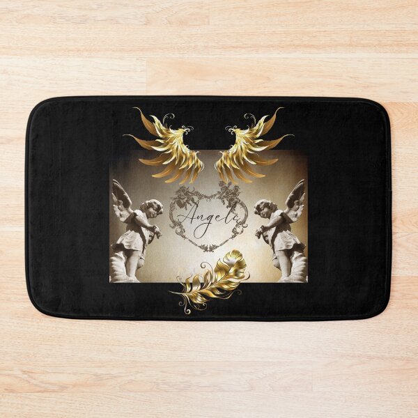 Aperçu de l'œuvre Beaux anges avec conception d'ailes d'or créée et vendue par EarthArtDesigns.