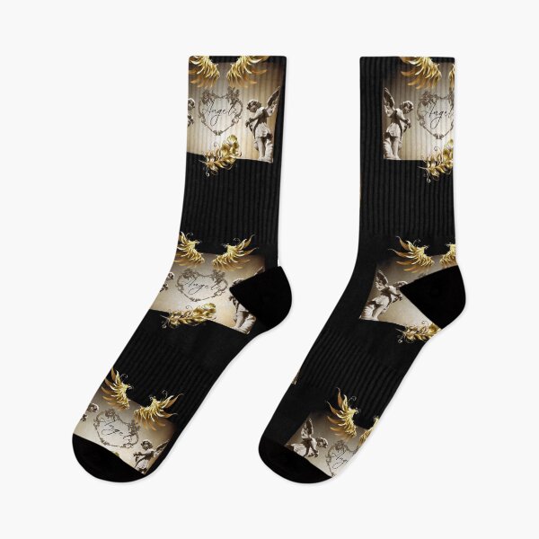 Item preview, Beautiful Angels With Gold Wings Design designed and sold by EarthArtDesigns.