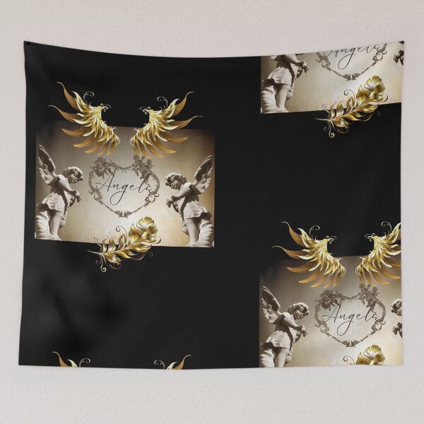 Item preview, Beautiful Angels With Gold Wings Design designed and sold by EarthArtDesigns.