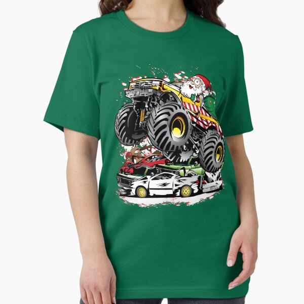 Item preview, Monster Truck Santa Claus Ugly Christmas Stunt designed and sold by offroadstyles.