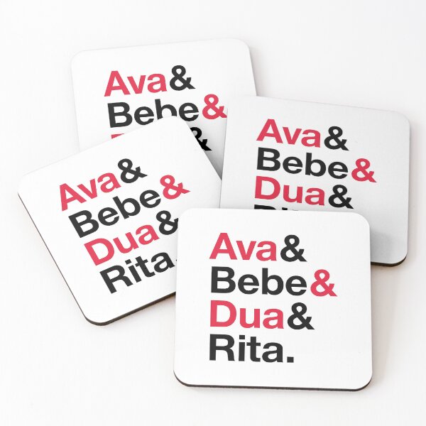Item preview, Albanian Music Queens, Ava, Bebe, Dua, Rita, Helvetica List Style designed and sold by opalime.
