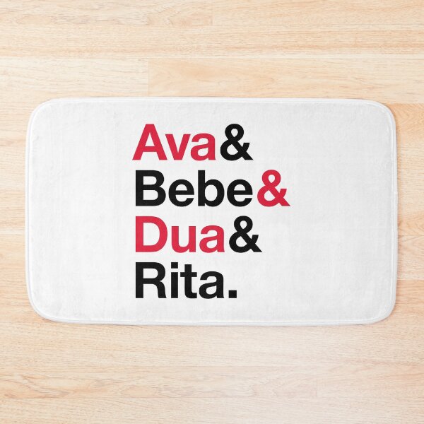 Item preview, Albanian Music Queens, Ava, Bebe, Dua, Rita, Helvetica List Style designed and sold by opalime.