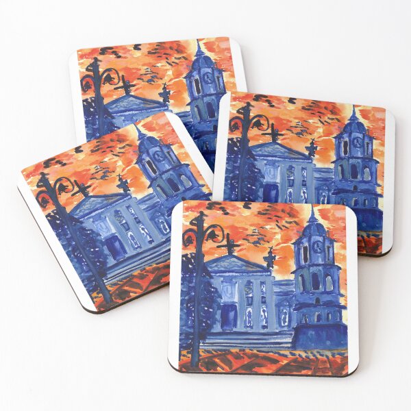 Item preview, Orange - Blue Vilnius designed and sold by nastiaart.