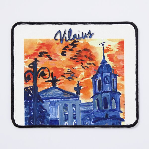 Item preview, Orange - Blue Vilnius designed and sold by nastiaart.