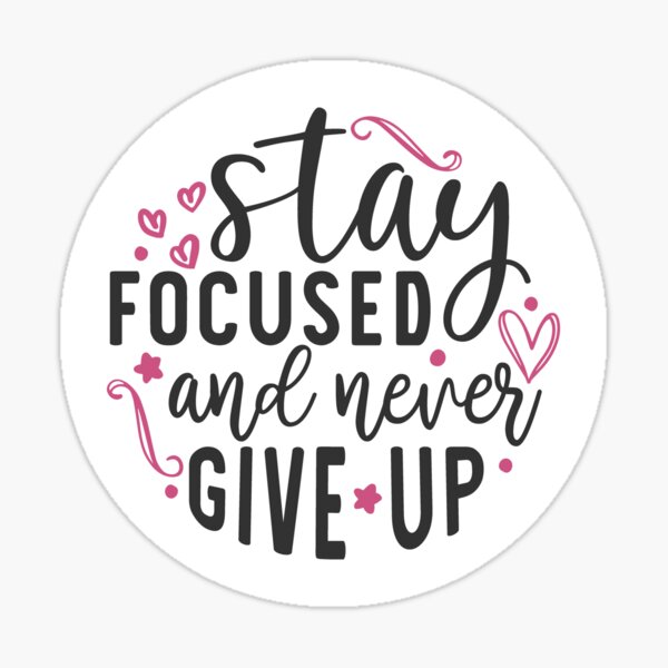 Item preview, Never Give Up! designed and sold by CraftyBee.