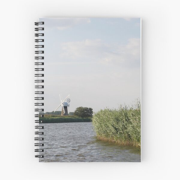 Item preview, Reedy River and Windmill - Norfolk Broads, UK designed and sold by thelemmingface.