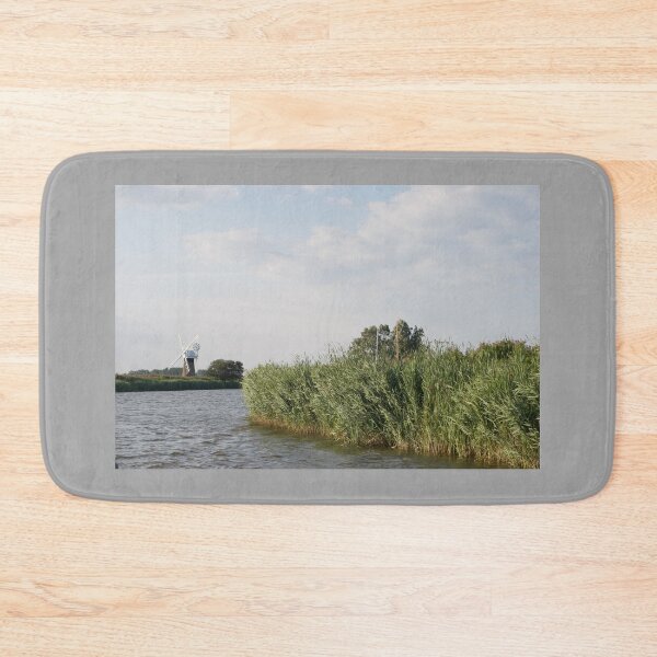 Item preview, Reedy River and Windmill - Norfolk Broads, UK designed and sold by thelemmingface.