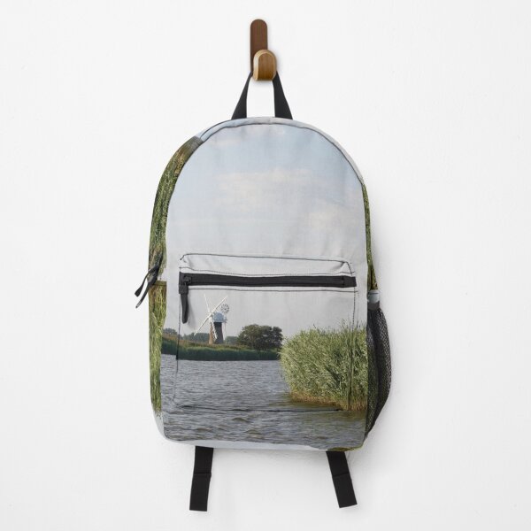 Item preview, Reedy River and Windmill - Norfolk Broads, UK designed and sold by thelemmingface.