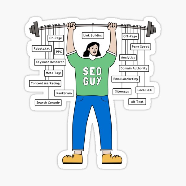 Item preview, SEO Guy designed and sold by suwarnaadi.