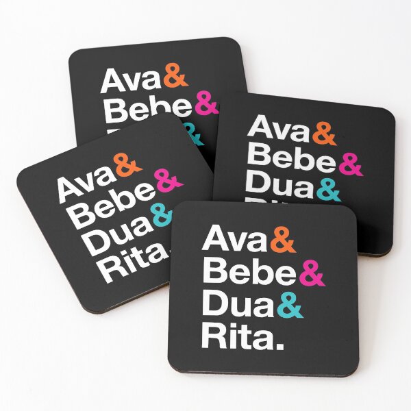 Item preview, Albanian Music Queens, Ava, Bebe, Dua, Rita, Helvetica List Style designed and sold by opalime.
