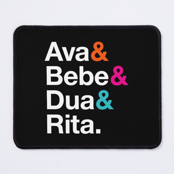 Item preview, Albanian Music Queens, Ava, Bebe, Dua, Rita, Helvetica List Style designed and sold by opalime.