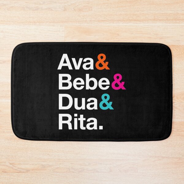 Item preview, Albanian Music Queens, Ava, Bebe, Dua, Rita, Helvetica List Style designed and sold by opalime.