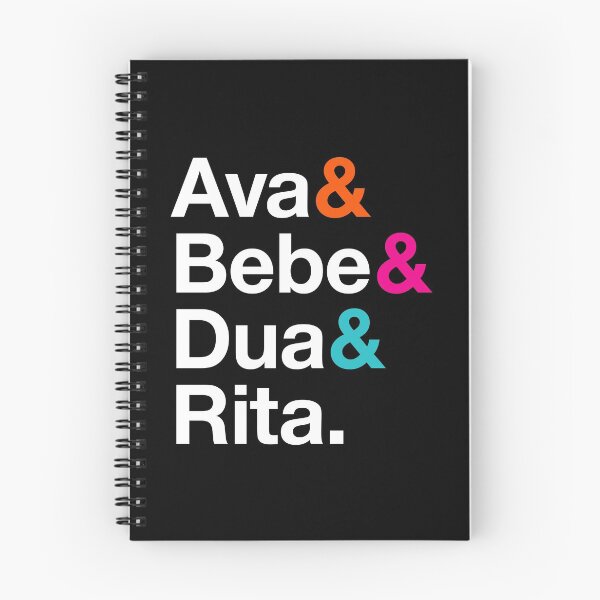 Item preview, Albanian Music Queens, Ava, Bebe, Dua, Rita, Helvetica List Style designed and sold by opalime.