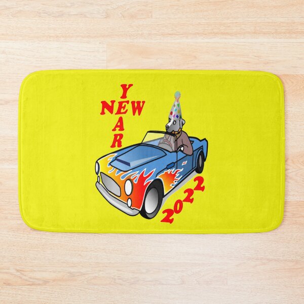 Item preview,  Dog In Sports Car for New Year 2022  designed and sold by CheeryDK.