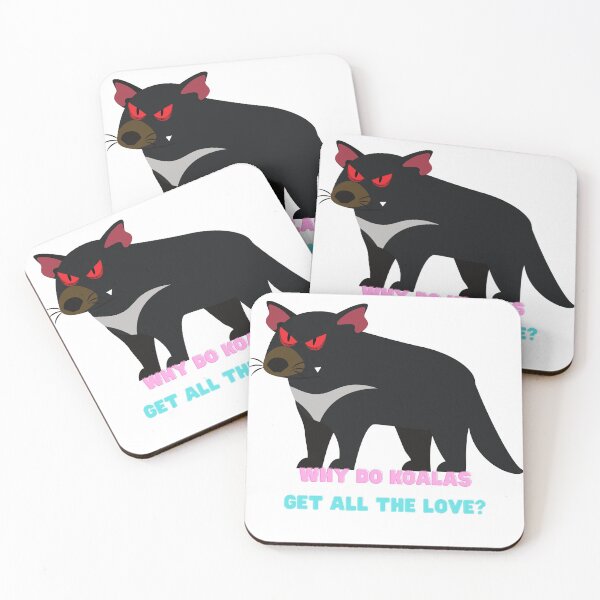 Item preview, Tasmanian  Devil and Gum Leaf Australian Design  designed and sold by Tassie-Tiger.