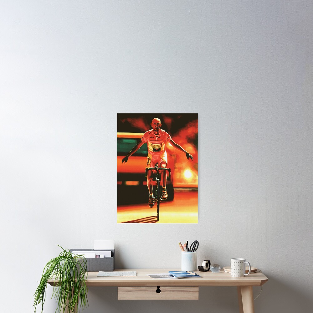 Marco Pantani Poster, Tour De France Poster, Cyclism Poster, Full-Size