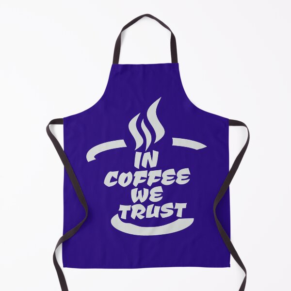 Item preview, In Coffee We Trust, Funny Coffee Quote, Coffee Lover Gift, Coffee Design designed and sold by DesignHouse07.