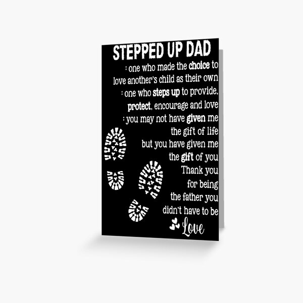 Stepdad Greeting Cards for Sale