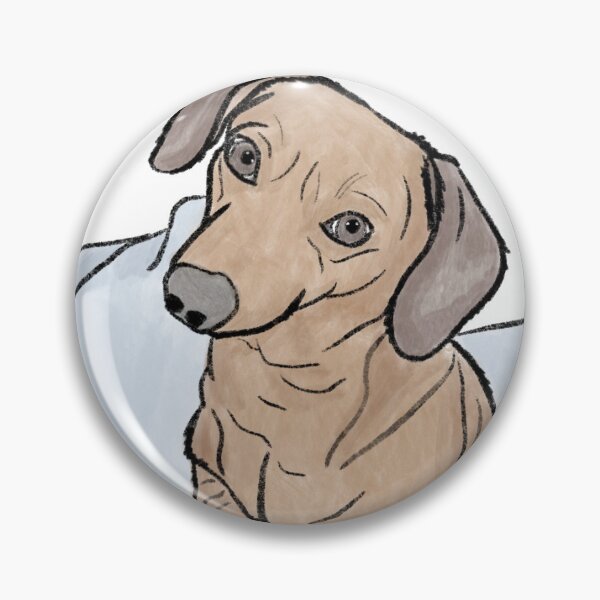 Item preview, Weiner Dog Portrait Watercolor designed and sold by madisoneberhart.