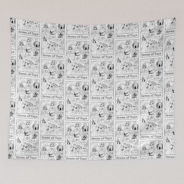 Item preview, Seven of Cups designed and sold by nannonthehermit.