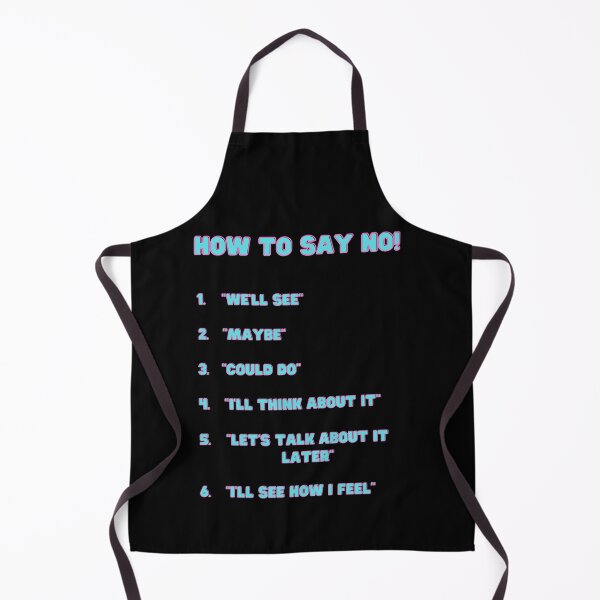 Item preview, How to say NO designed and sold by Ninjawhere.