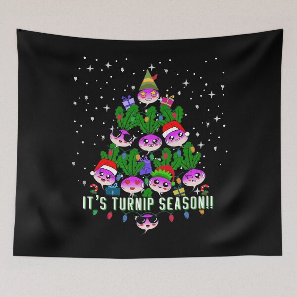 Item preview, Funny Kawaii It’s Turnip Season Gardening Vegetable Lover Christmas Tree designed and sold by FlorenciaBliss.