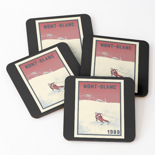 Item preview,   Mont-Blanc ski mountains 1985 vintage retro 80's designed and sold by Captain-Jackson.
