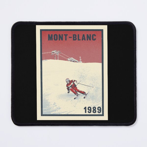 Item preview, Mont-Blanc ski mountains 1985 vintage retro 80's designed and sold by Captain-Jackson.
