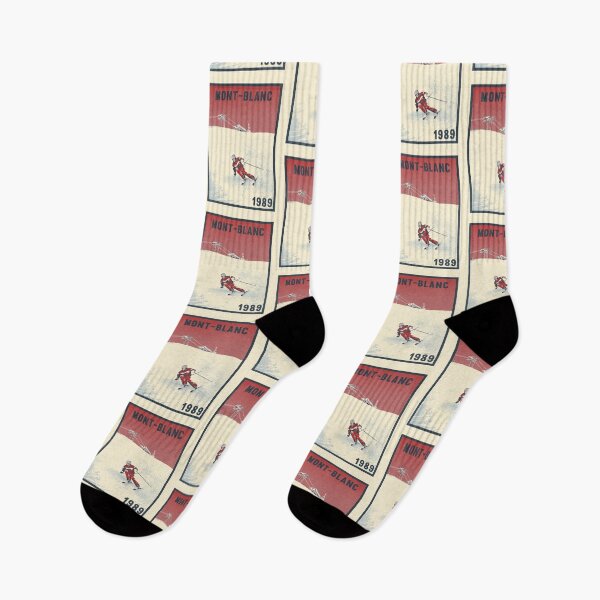 Item preview,   Mont-Blanc ski mountains 1985 vintage retro 80's designed and sold by Captain-Jackson.