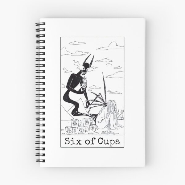 Item preview, Six of Cups designed and sold by nannonthehermit.