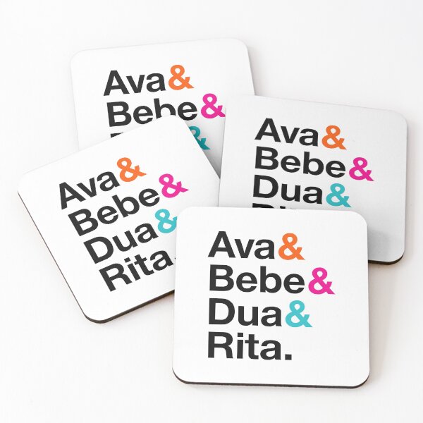 Item preview, Albanian Music Queens, Ava, Bebe, Dua, Rita, Helvetica List Style designed and sold by opalime.