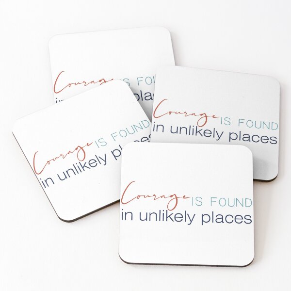 Item preview, courage is found in unlikely places designed and sold by Badrart.