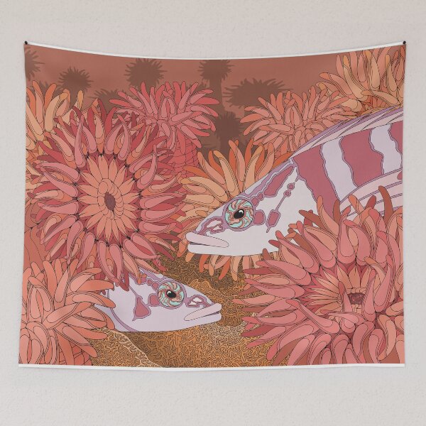 Item preview, Anemone with Greenling designed and sold by sajasca.