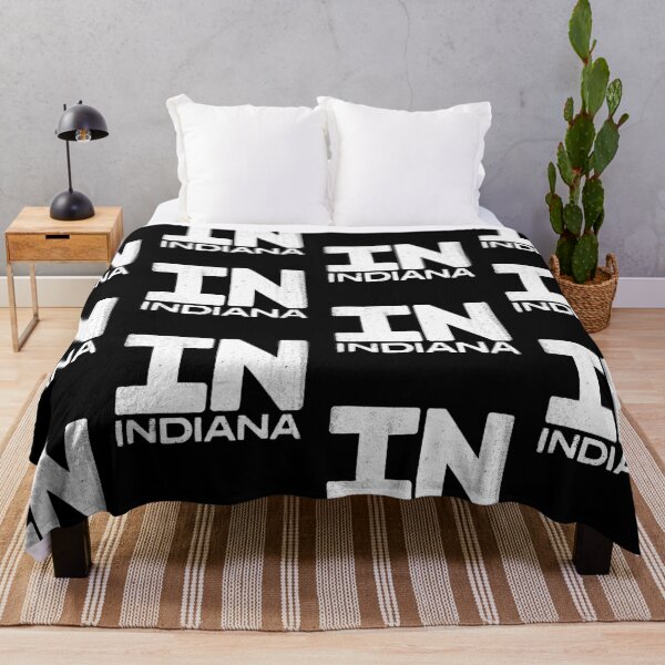 Item preview, IN Indiana State Vintage Typography designed and sold by Creatively Torn.