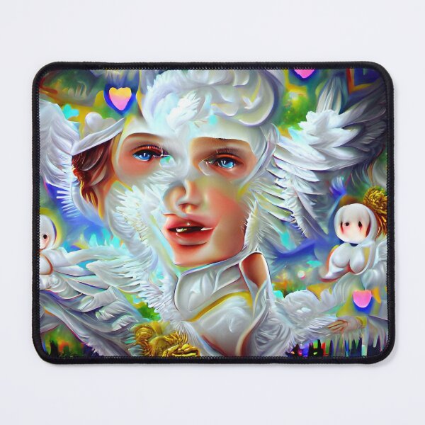 Item preview, Abstract AI Art Angel designed and sold by Melissa Park.