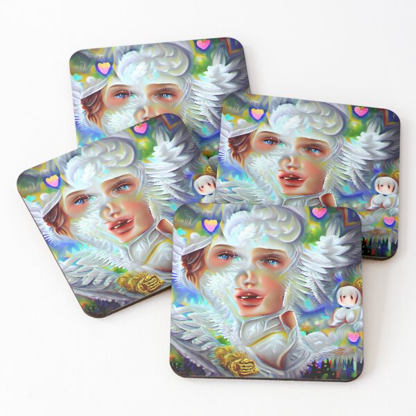 Item preview, Abstract AI Art Angel designed and sold by Melissa Park.