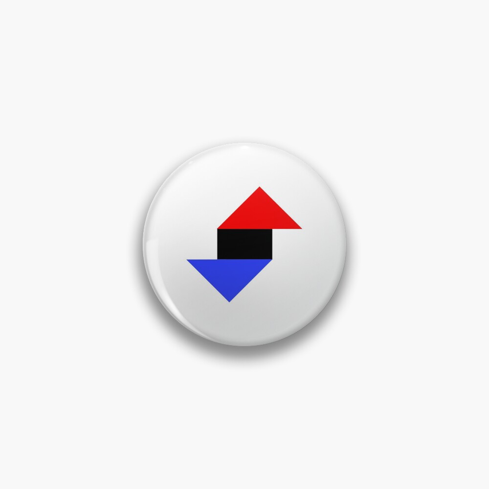 Signifier-Signified button badge Pin