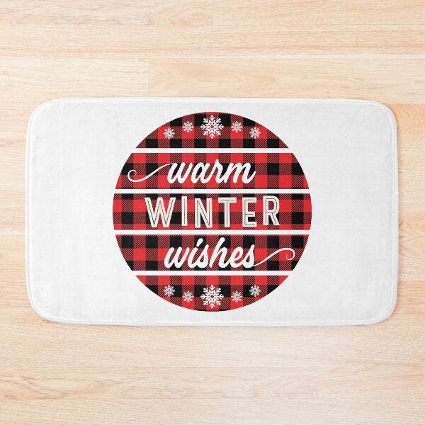 Item preview, Warm Winter Wishes Red Buffalo Plaid designed and sold by ChelleCreate.
