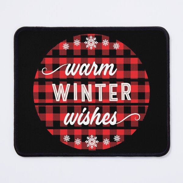 Item preview, Warm Winter Wishes Red Buffalo Plaid designed and sold by ChelleCreate.